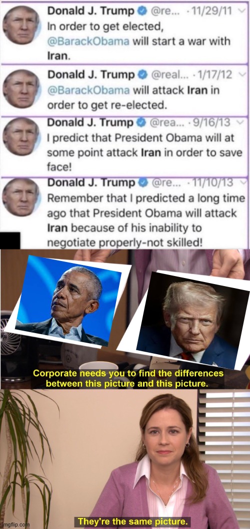 It is no longer about the left vs the right, but about tribal mindset vs reality. | image tagged in obama,trump,left,right,maga,woke | made w/ Imgflip meme maker