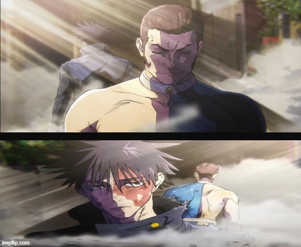 Takaba and Megumi's Promise | image tagged in template,jjk | made w/ Imgflip meme maker