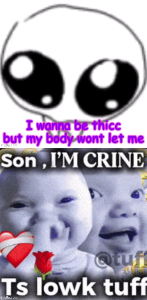 image tagged in son im crine | made w/ Imgflip meme maker