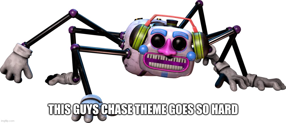 DJ Music Man Render 3 | THIS GUYS CHASE THEME GOES SO HARD | image tagged in dj music man render 3 | made w/ Imgflip meme maker