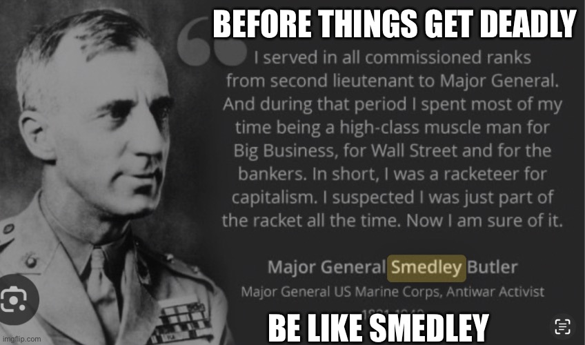 BEFORE THINGS GET DEADLY; BE LIKE SMEDLEY | made w/ Imgflip meme maker
