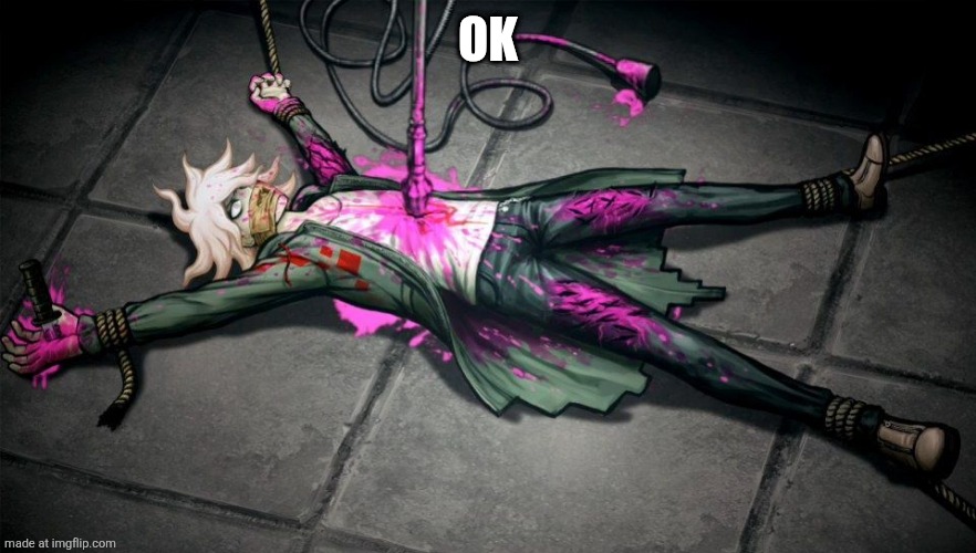 nagito | OK | image tagged in nagito | made w/ Imgflip meme maker