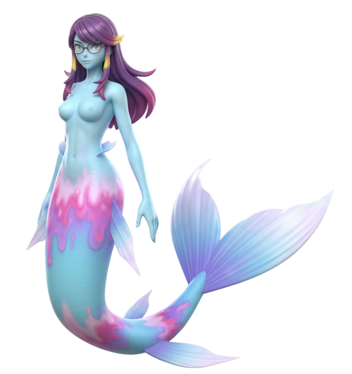 Alien Mermaid Blank Meme Template