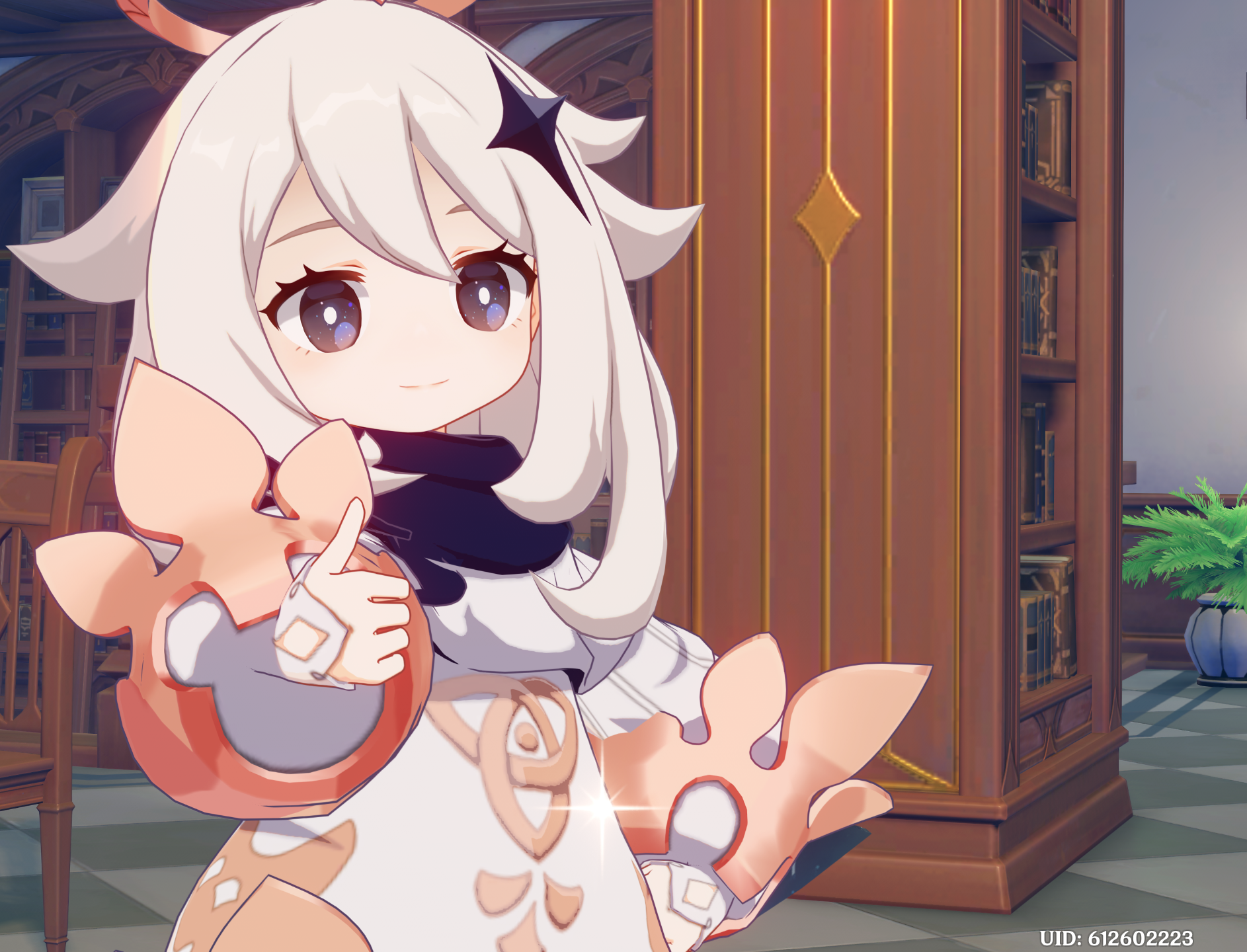 Paimon Approve Blank Meme Template