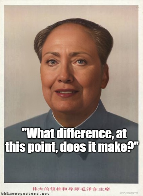 "What difference, at this point, does it make?" | made w/ Imgflip meme maker