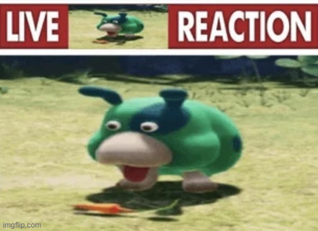 homophobic green thing from pikmin | made w/ Imgflip meme maker