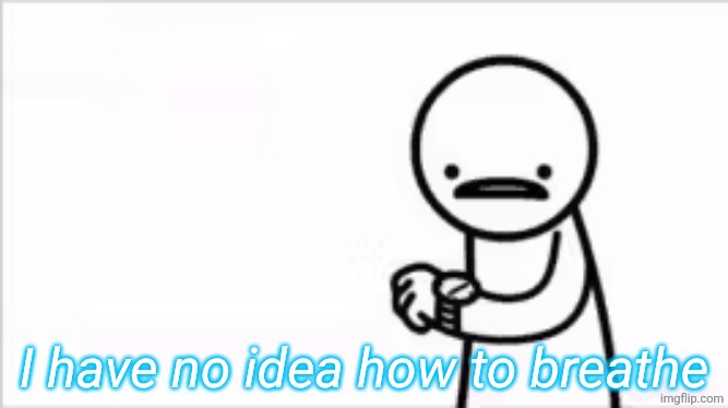 i have no idea how to breathe | I have no idea how to breathe | image tagged in i have no idea how to breathe | made w/ Imgflip meme maker