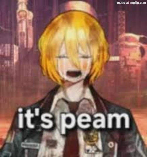 its peam | image tagged in its peam | made w/ Imgflip meme maker