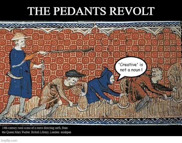 yes | image tagged in art memes,pedantry,grammar | made w/ Imgflip meme maker