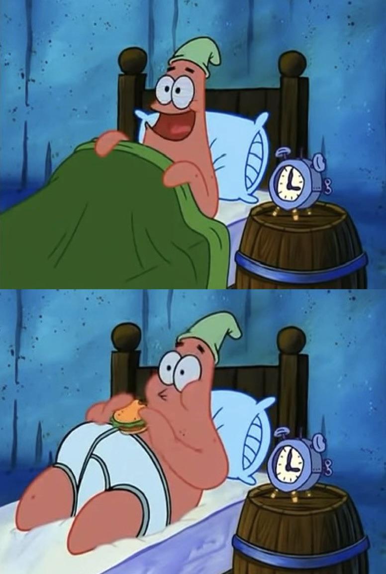 Patrick 3am patty Blank Meme Template