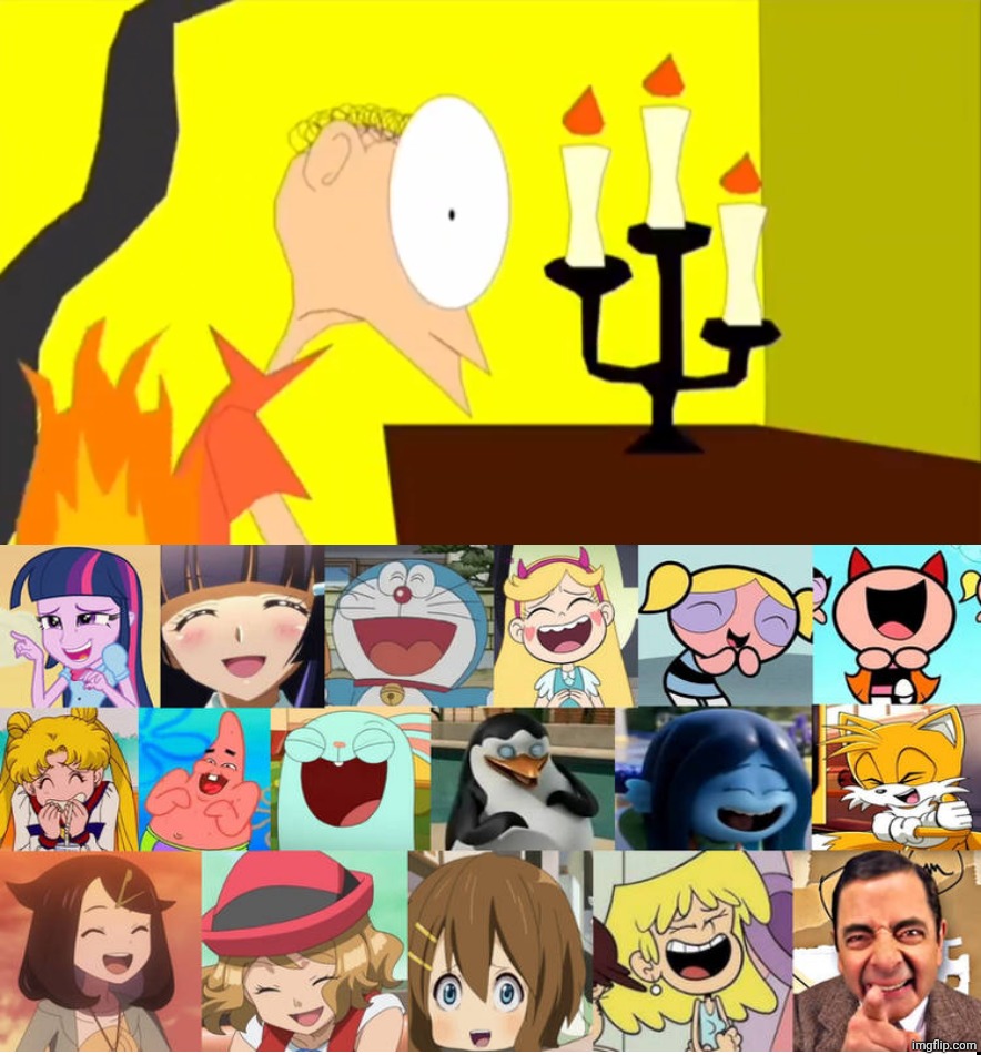 Goodasio3 team Laughs at Matthew's clothes on fire? | image tagged in who laughs at matthew's clothes on fire,deviantart,mlp,the loud house,crossover,sonic the hedgehog | made w/ Imgflip meme maker