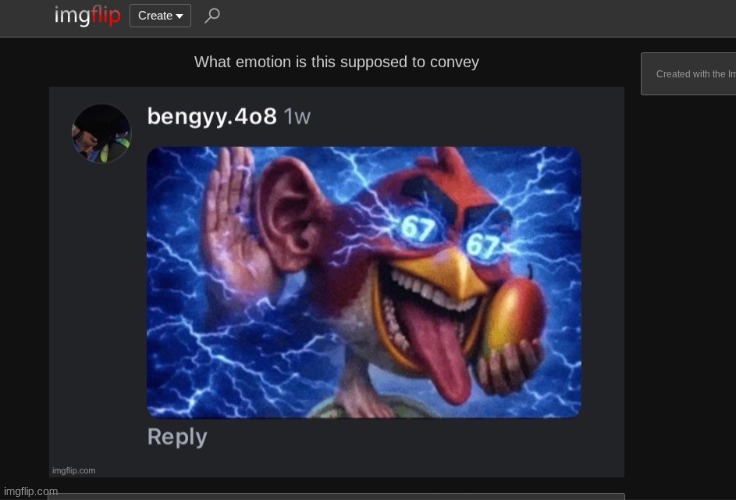 your acting like i know the thing | made w/ Imgflip meme maker