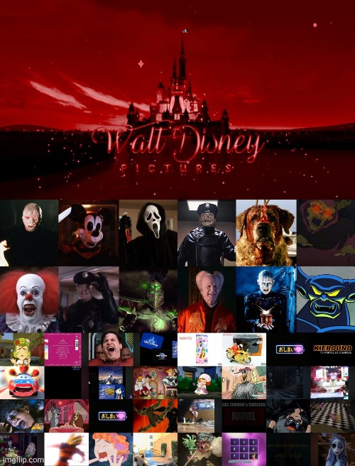 Disney Horror Villains by Yahir Munoz Blank Meme Template