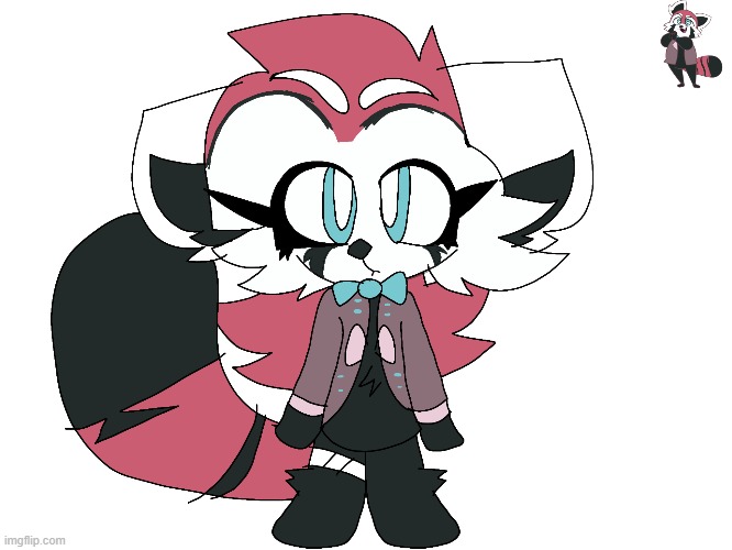 Remi!! | image tagged in indigo park,remi the red panda | made w/ Imgflip meme maker