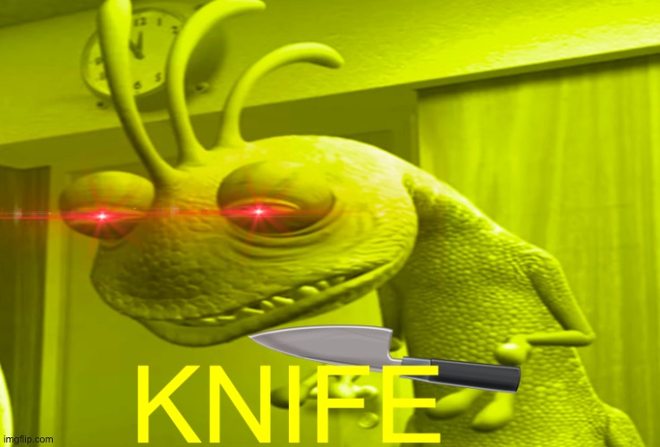 image tagged in knife | made w/ Imgflip meme maker