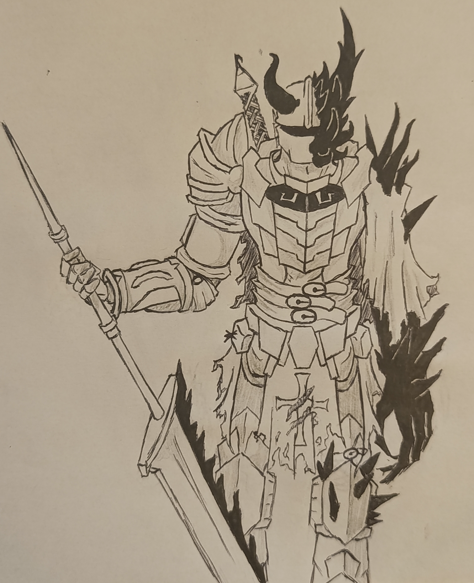 Artemis the acursed knight Blank Meme Template