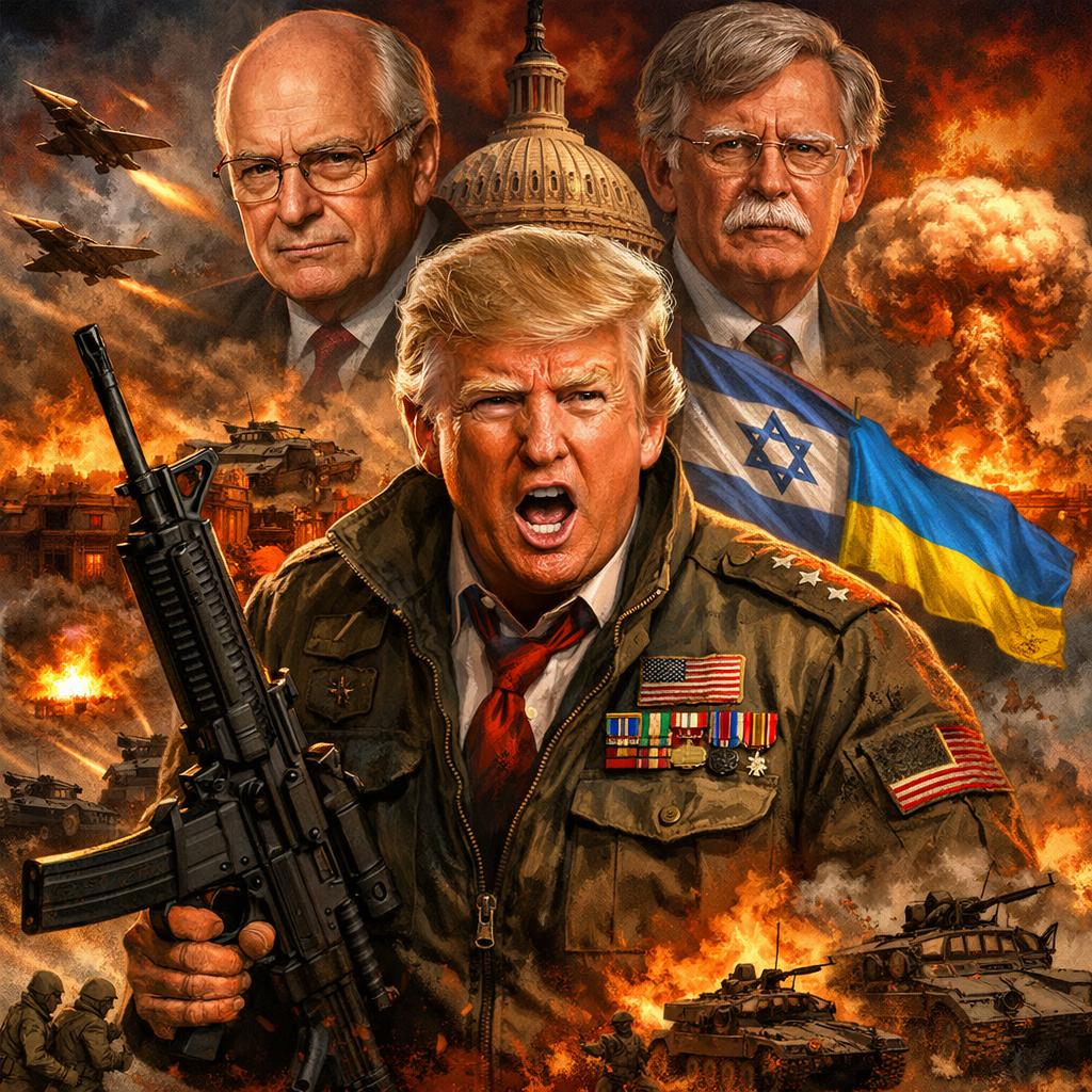 Donald Trump: Neoconservative warmonger Blank Meme Template