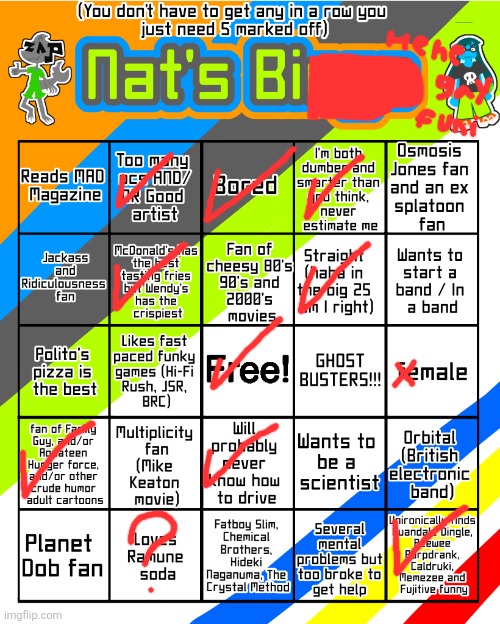 i am now legally nat's adopted son trust | image tagged in nat's bingo updated 2 electric boogaloo | made w/ Imgflip meme maker