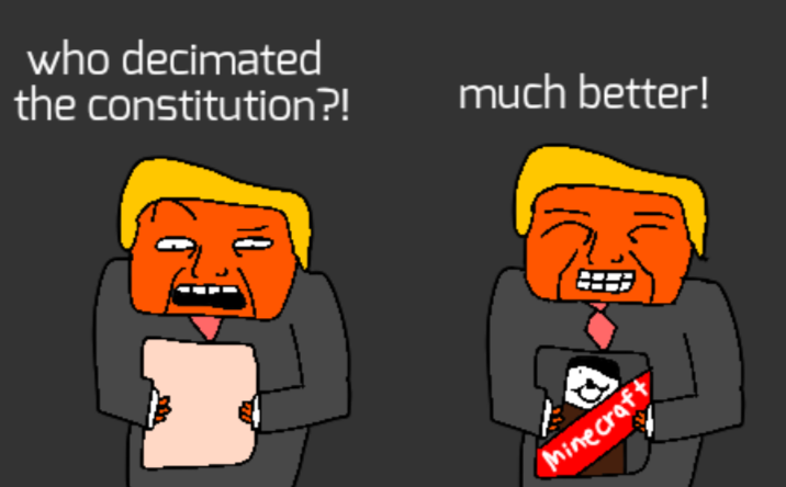 The constitution gets destroyed Blank Meme Template