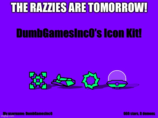 My Icon Kit (as of March 14, 2026) | THE RAZZIES ARE TOMORROW! | image tagged in my icon kit as of march 14 2026,golden raspberry awards,snow white,2026,memes | made w/ Imgflip meme maker