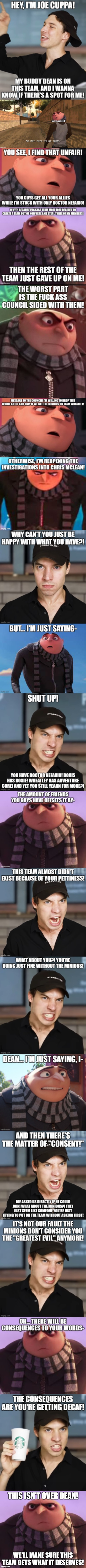 Gru doesn't care about your Decaf | made w/ Imgflip meme maker