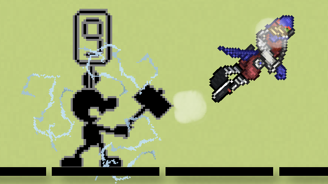 Mr Game And Watch 9 Blank Meme Template