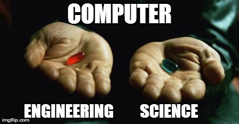 COMPUTER        ENGINEERING         SCIENCE | made w/ Imgflip meme maker