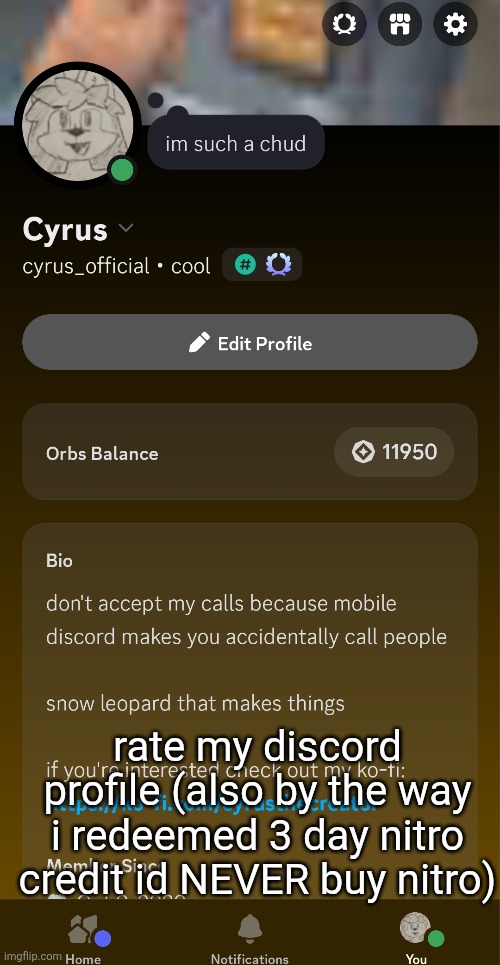 whole meet the spy as a banner | rate my discord profile (also by the way i redeemed 3 day nitro credit id NEVER buy nitro) | made w/ Imgflip meme maker