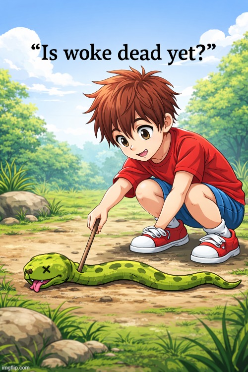 Is woke dead yet? | image tagged in woke | made w/ Imgflip meme maker