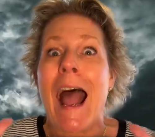 Crazy Woman Person Blank Meme Template