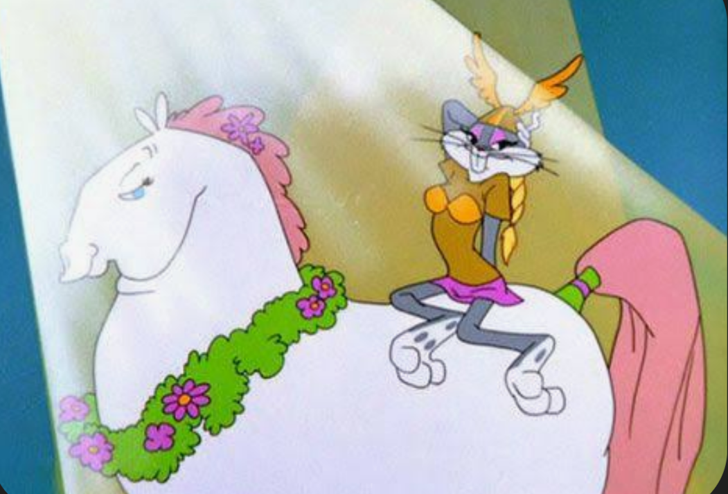 Brunhilde Bugs Blank Meme Template