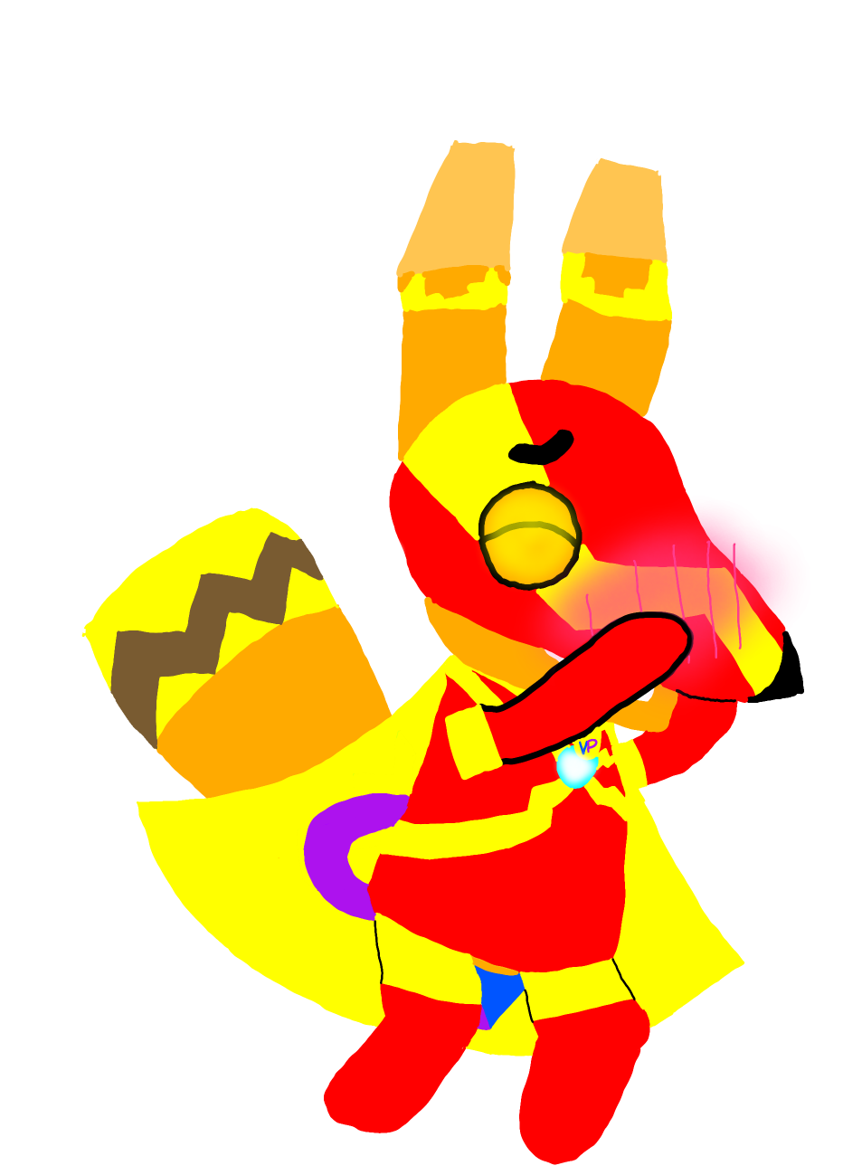 Super Pretztail Blushing! Blank Meme Template