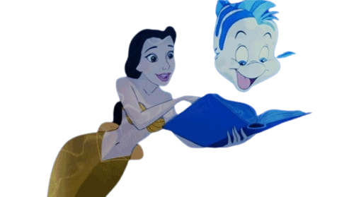 Belle reading Blank Meme Template