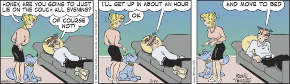 Blondie | image tagged in comics | made w/ Imgflip meme maker