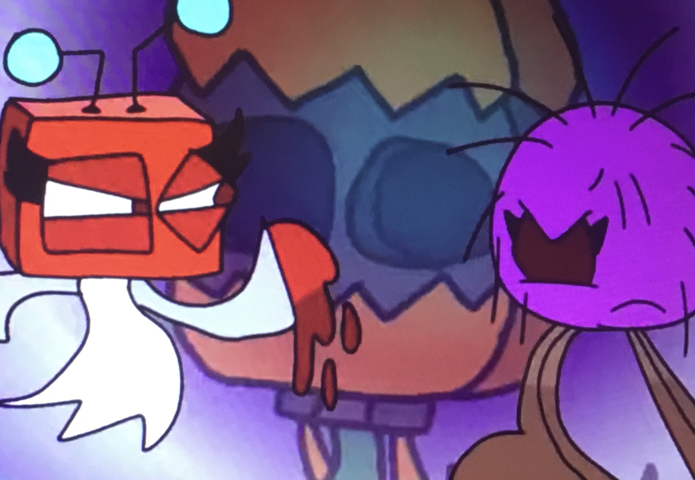 Red Vs Purple Blank Meme Template