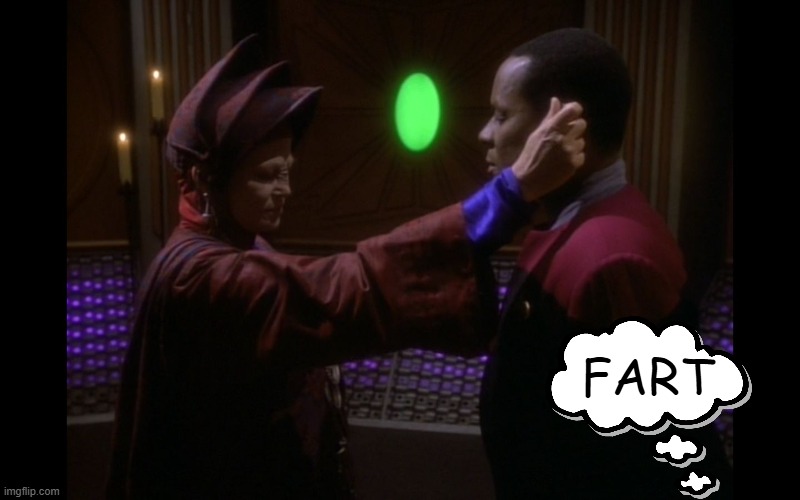 Grab His Pah | FART | image tagged in star trek deep space nine | made w/ Imgflip meme maker