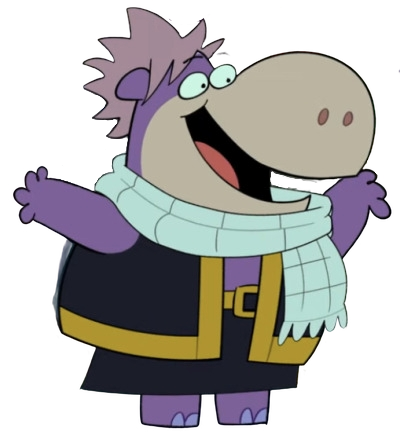 Peter Potamus as Natsu Dragneel Blank Meme Template