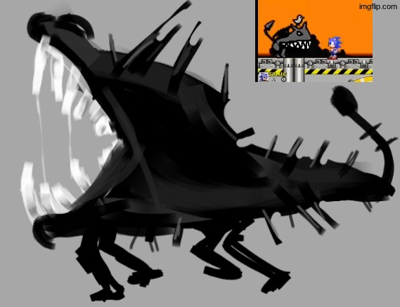 random sketch based on an old sonic creepypasta | made w/ Imgflip meme maker