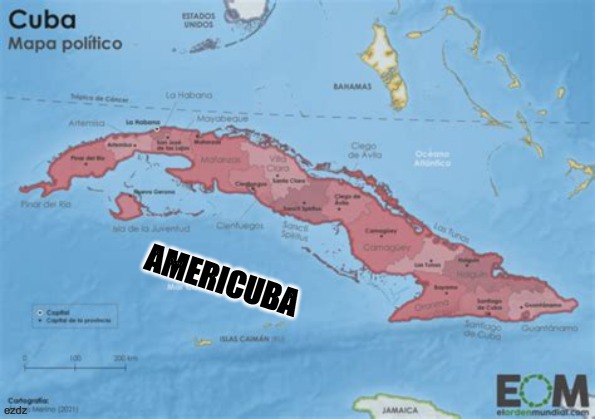americuba | AMERICUBA | image tagged in cuba,maga | made w/ Imgflip meme maker