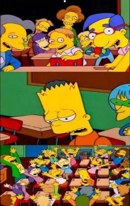 Bart di lo tuyo Blank Meme Template