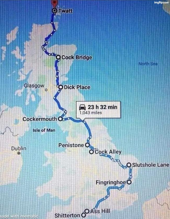 british road trip Blank Meme Template