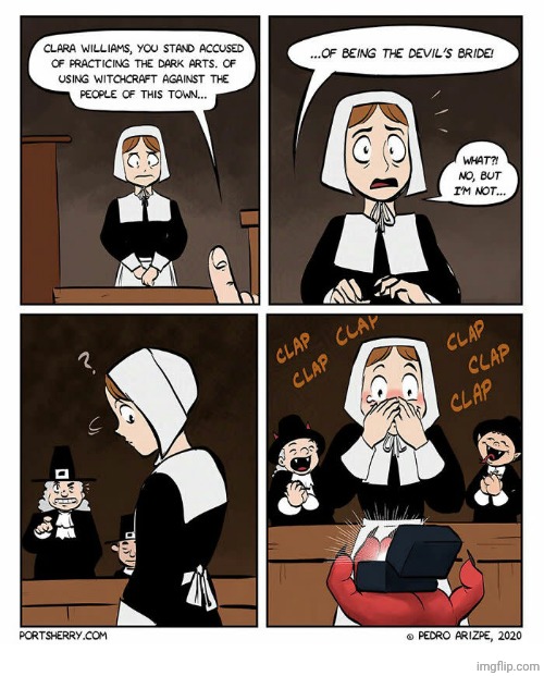 Witchcraft | image tagged in bride,comics,comics/cartoons,court,guilty,witchcraft | made w/ Imgflip meme maker