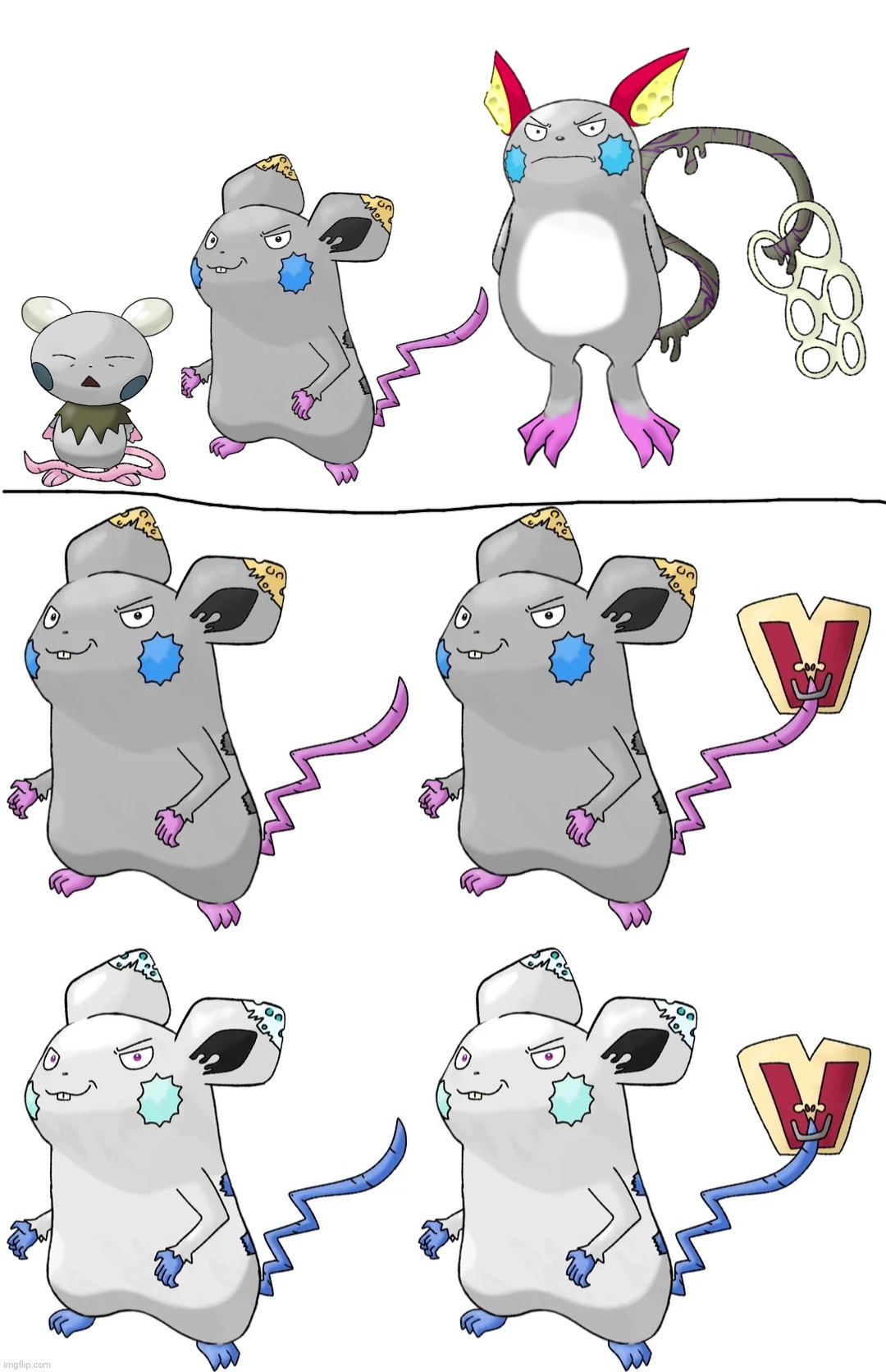 Lore about my fanmade pikachu variant in comments cuz im bored | made w/ Imgflip meme maker