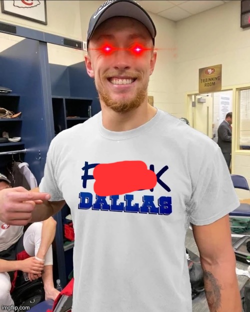 George Kittle 49ers | image tagged in george kittle 49ers | made w/ Imgflip meme maker
