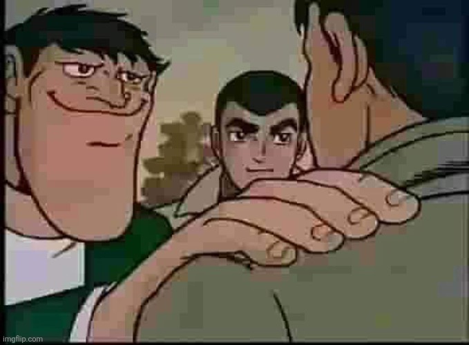 shoulder touch | image tagged in shoulder touch | made w/ Imgflip meme maker