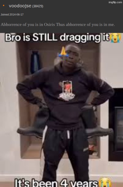 this dude is still posting that guy in the red sweater bro like shut up | made w/ Imgflip meme maker