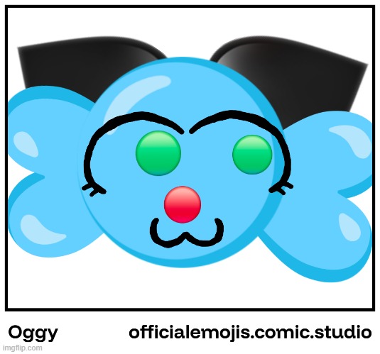 Oggy as an Emoji | image tagged in emoji cat,oggy and the cockroaches | made w/ Imgflip meme maker
