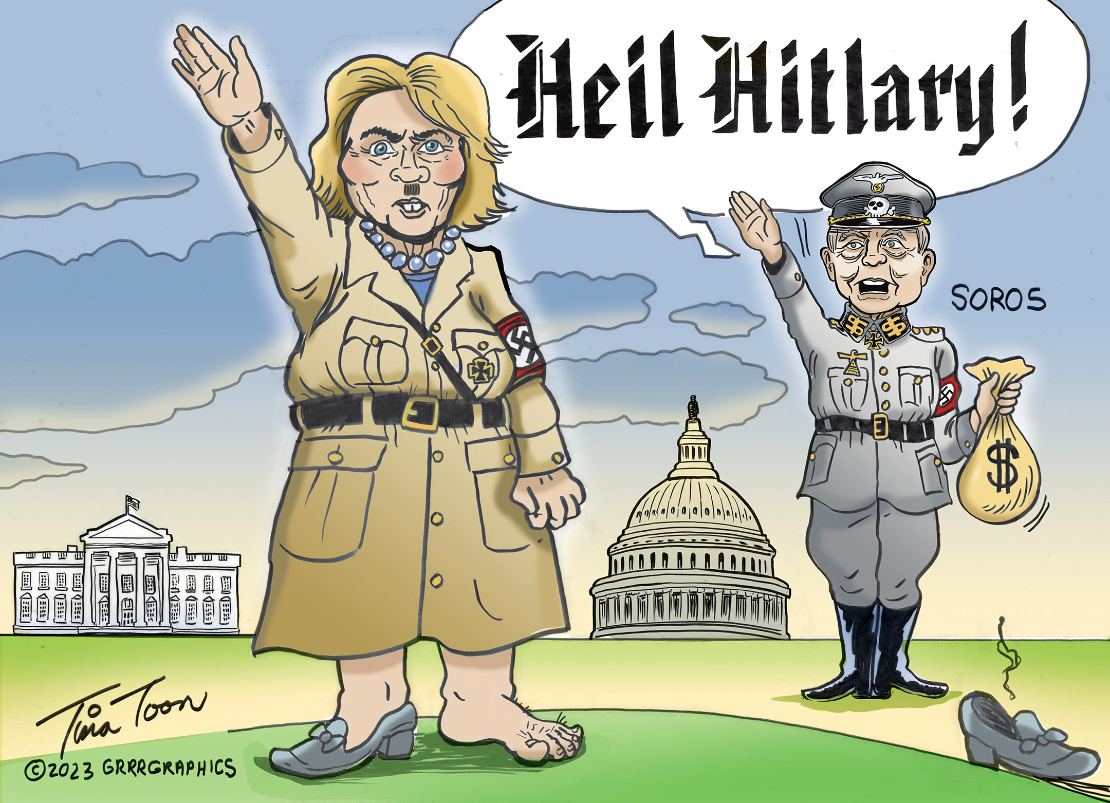 Hillary KKKlinton Blank Meme Template