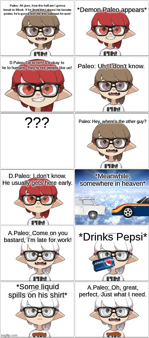 Where's the other guy.mp3 | image tagged in paleo,comic | made w/ Imgflip meme maker