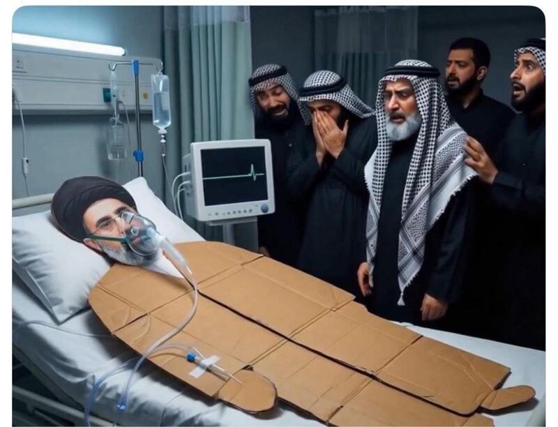 New Ayatollah flattened Blank Meme Template